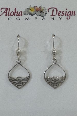 Handcrafted Bali Sterling Silver Calm Seas Charms on Sterling Hooks